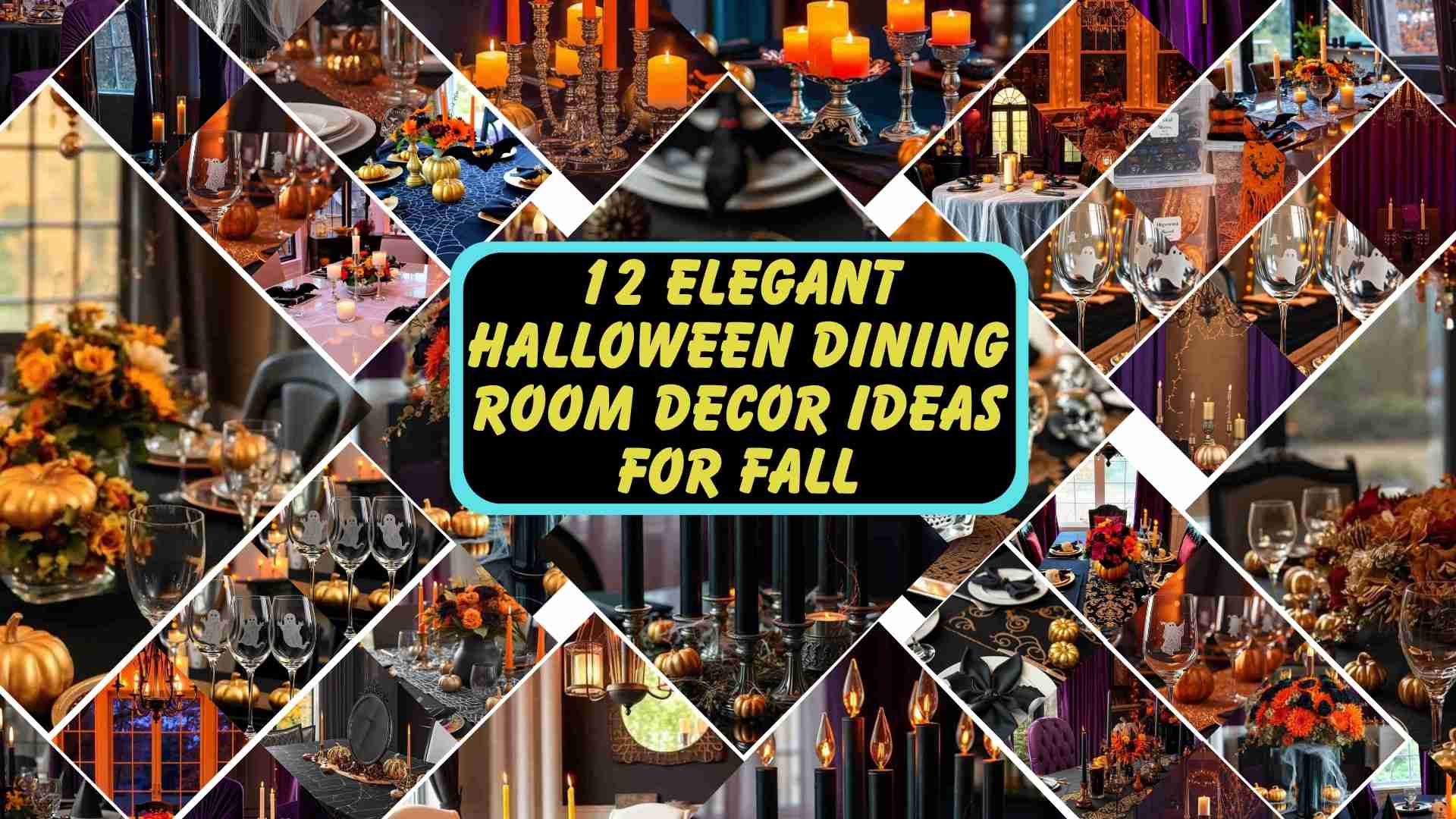 Halloween Dining Room Decor