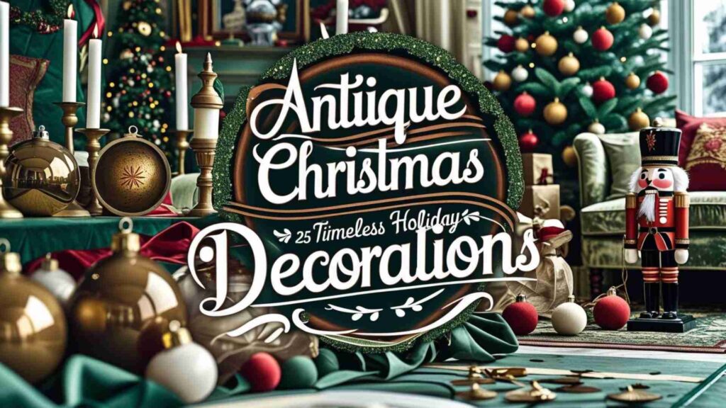 Antique Christmas Decorations
