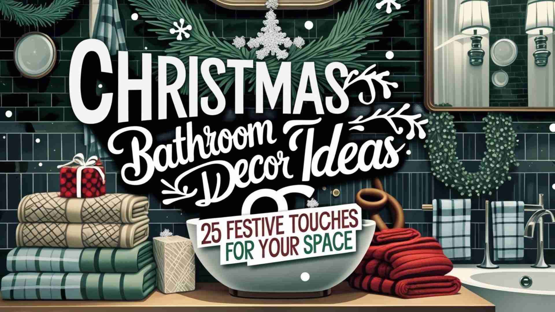 Christmas Bathroom Decor Ideas