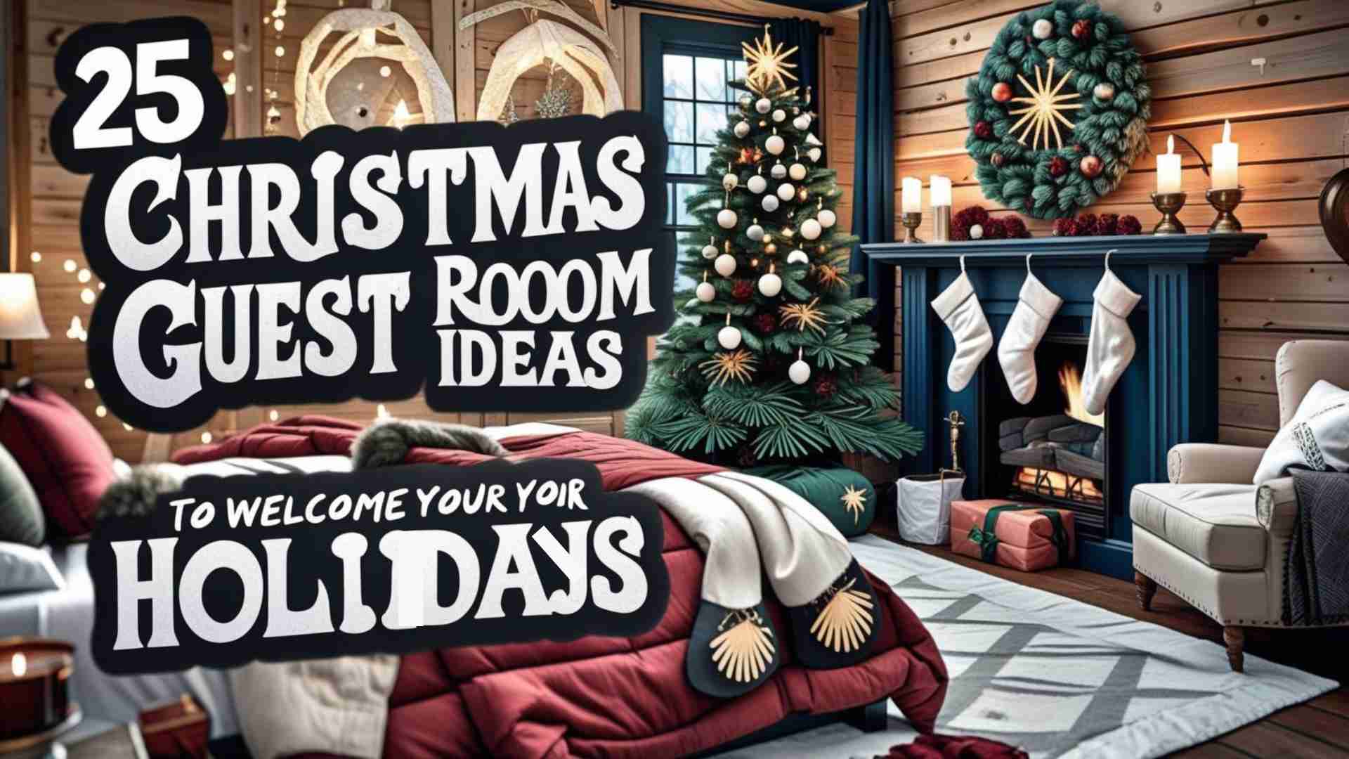 Christmas Guest Room Ideas