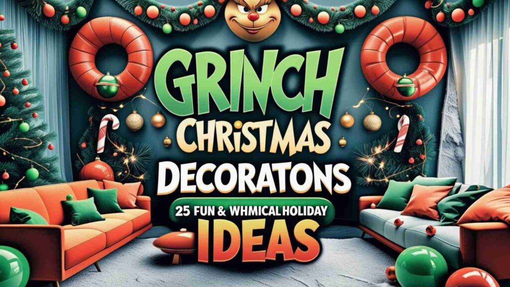 Grinch Christmas Decorations