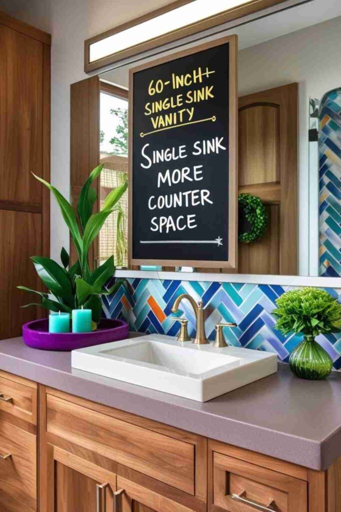 60 Inch Bathroom Vanity Single Sink